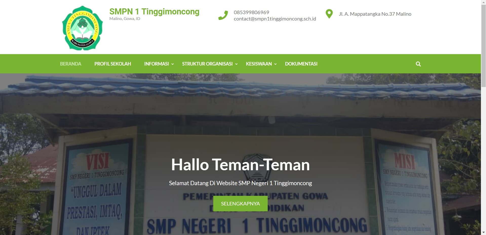 SMP Negeri 1 Tinggimocong